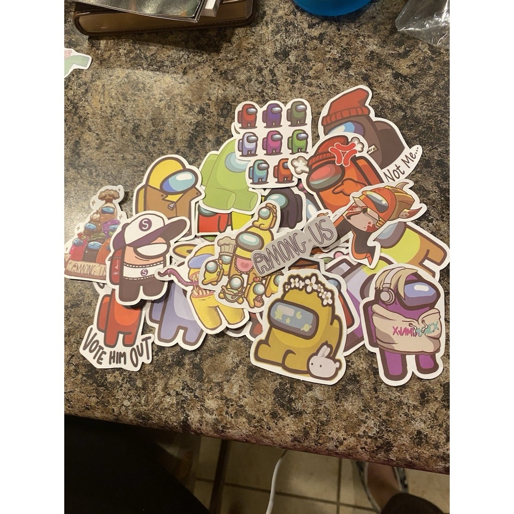 NEW Among Us Stickers 25+ Pieces